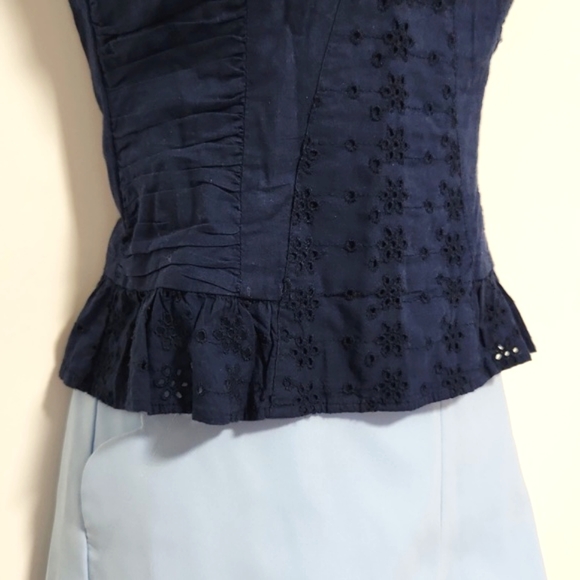 Jessica Simpson Blue Corset Top - Picture 3 of 12